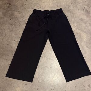 Black Lululemon Wide-Leg Pants